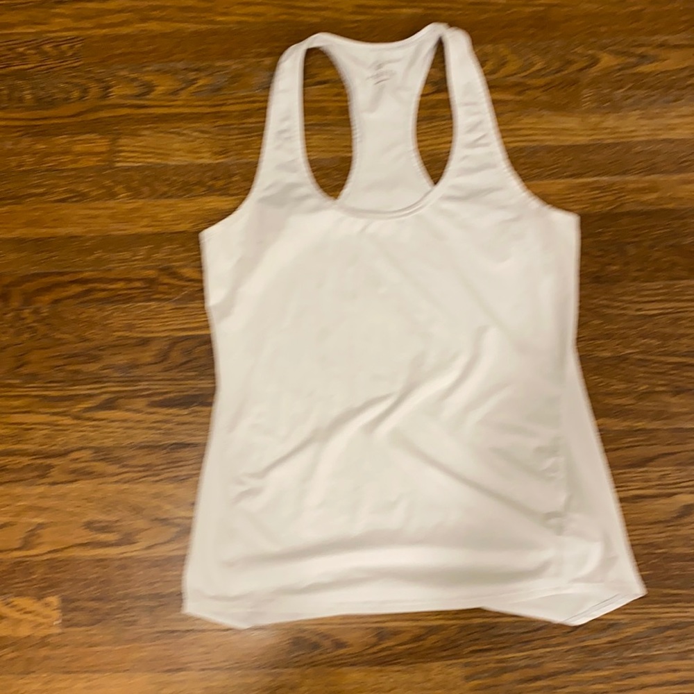 Athleta white tank size small